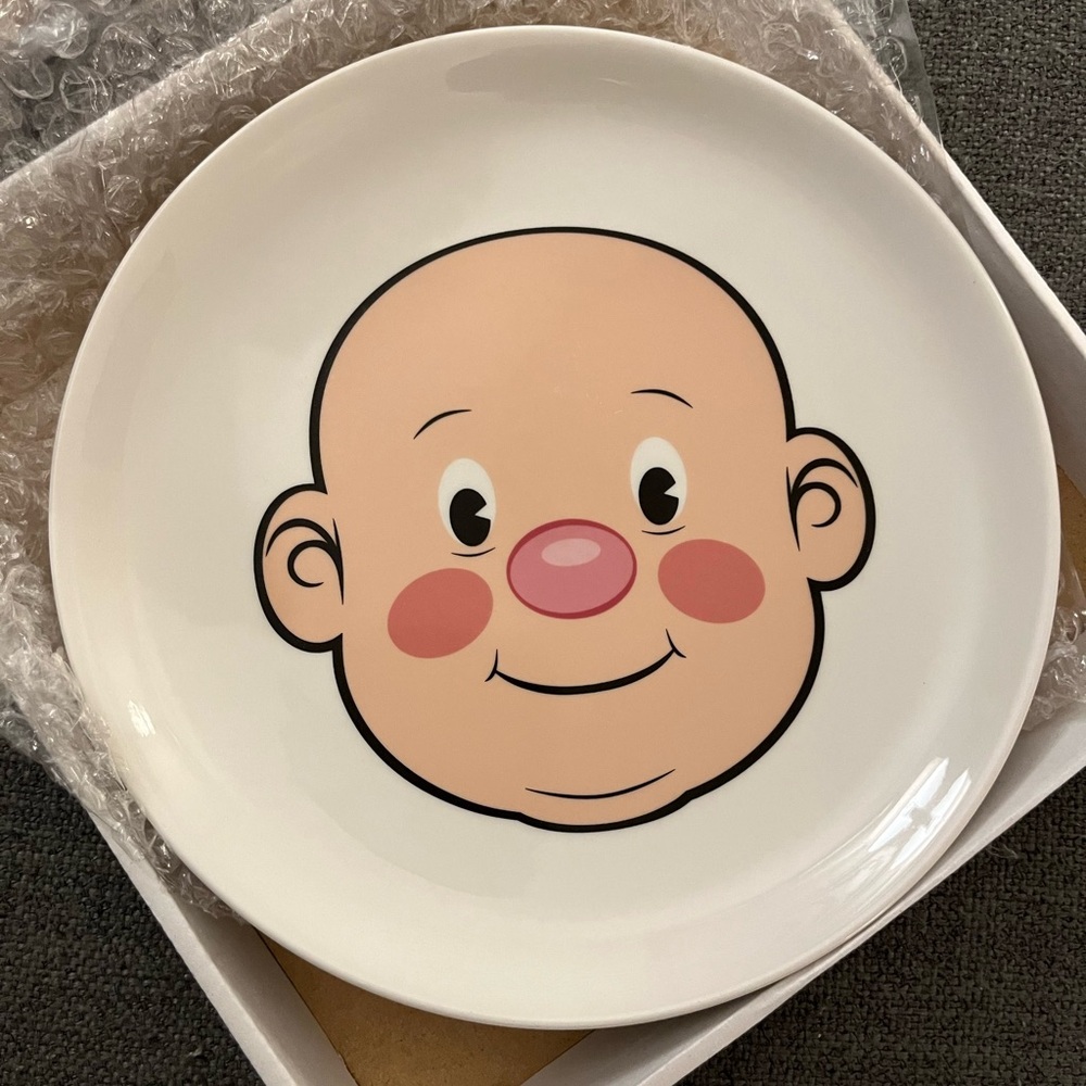 Fred Food Face Plate - Ceramic - Picture 3 of 3